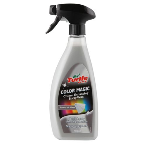 Image of Turtle Wax Color Magic Spray Wax Silver 500ml