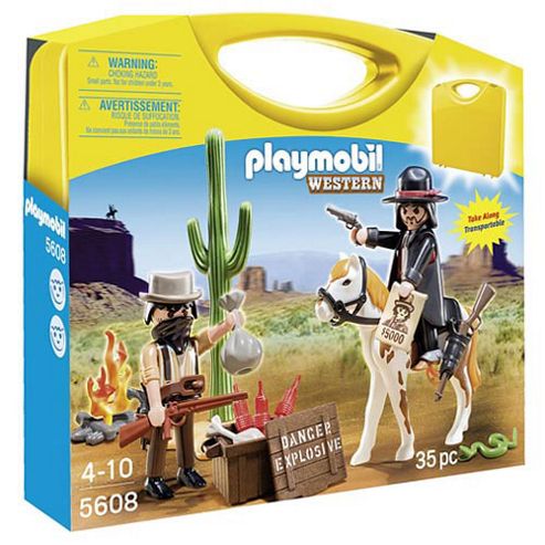Image of Playmobil Carrying Case Western Cowboys - 5608