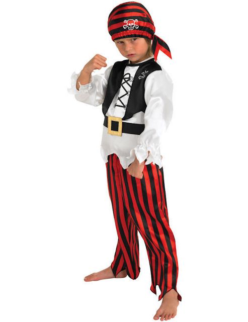 Image of Child Raggy Pirate Costume Medium