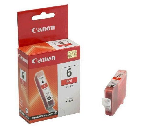 Image of Canon Bci-6 Ink Tank For Pixma Ip8500/bubble Jet I990/i9950 Printers - Red