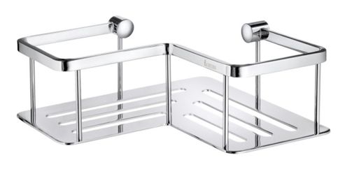 Image of Smedbo Sideline Corner Soap Basket With Base Plate Chrome