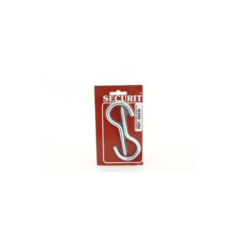Image of Securit S6243 Screw Hook Zinc Plated 80mm X2