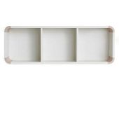 Junior living cassette bookcase, white