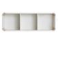 Junior living cassette bookcase, white