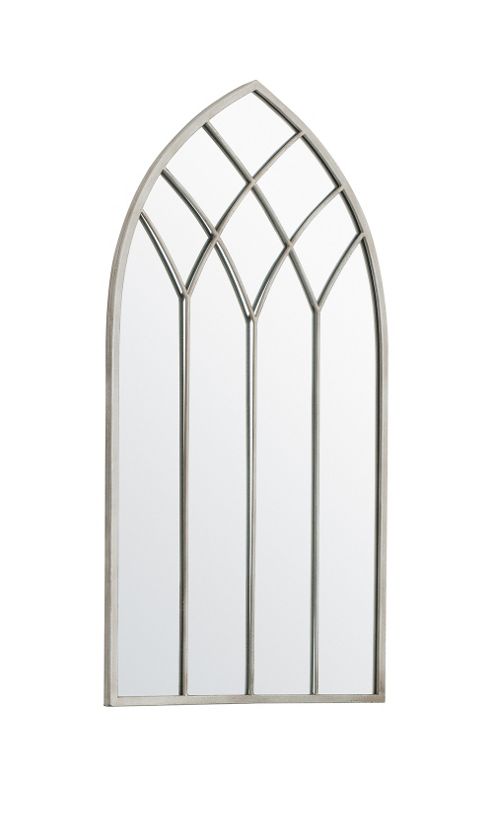 Image of Roebuck Mirror 37.5 X 19.5", Cream