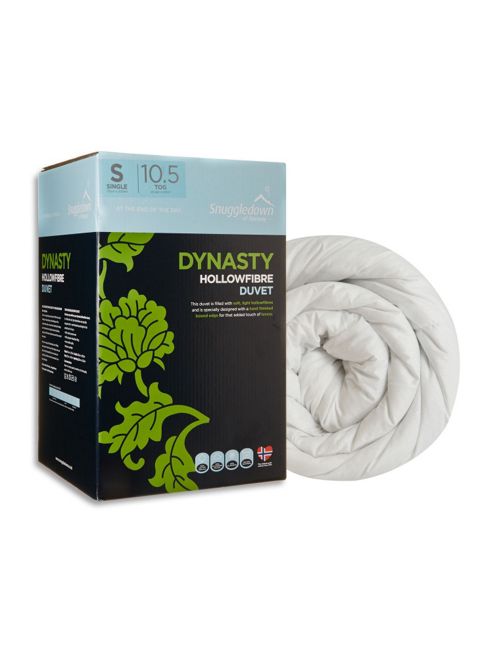 Image of Snuggledown Dynasty Hollowfibre 10.5 Tog Duvet Super King In White