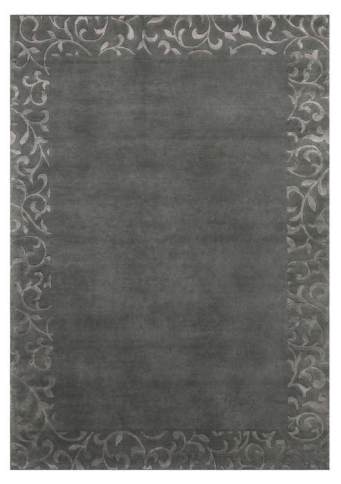 Image of Angelo Sydney Dark Gray Knotted Rug - 240cm X 170cm (7 Ft 10.5 In X 5 Ft 7 In)