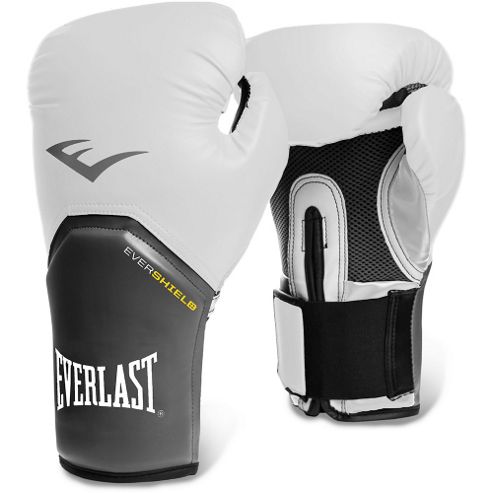 Image of Everlast Pro Style Elite Training Boxing Gloves - White