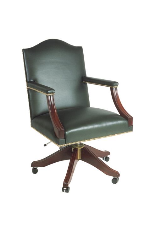 Image of Curzon Gallery Collection Gainsborough High-back Chair - Green