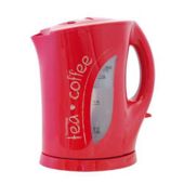Lloytron E1502RD 1.7 litre 2.2kw Cordless Kettle - Red (Tea - Coffee)
