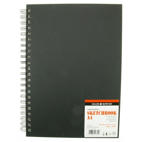 Image of Daler Rowney Graduate Sketchbook Value A4 - 210mm X 149mm Portrait Jumbo