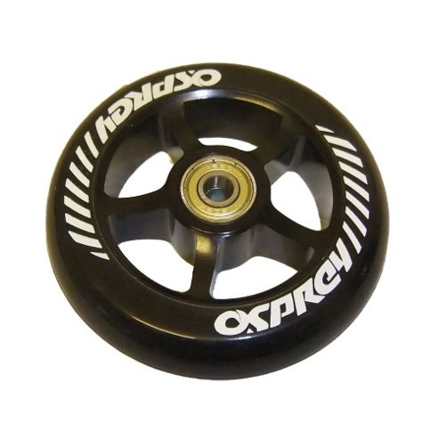 Image of Osprey Black Holed Aluminium Wheel Scooter Single Wheel