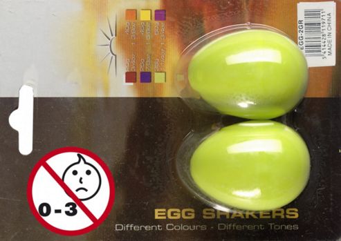 Image of A-star Egg Shakers Pair - Green