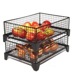 Stacking storage crate