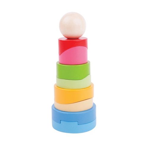 Image of Bigjigs Toys Bb033 Circular Stacking Tower