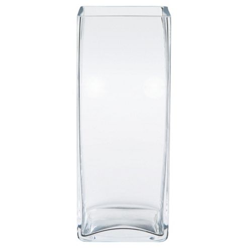 Image of Tesco Rectangle Vase 25cm