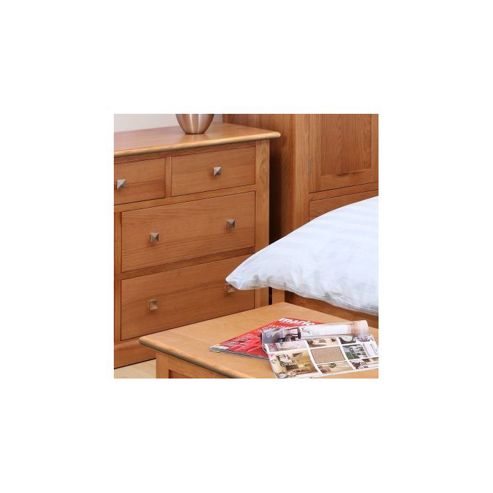 Image of Kelburn Furniture Pitkin Oak 7 Drawer Chest