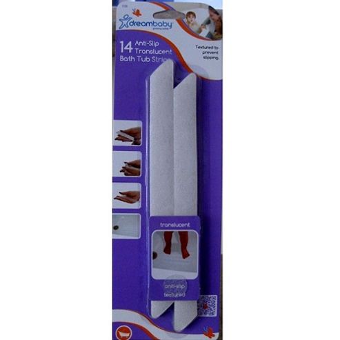 Image of Dreambaby Anti-slip Translucent Bath Tub Strips Pack Of 14