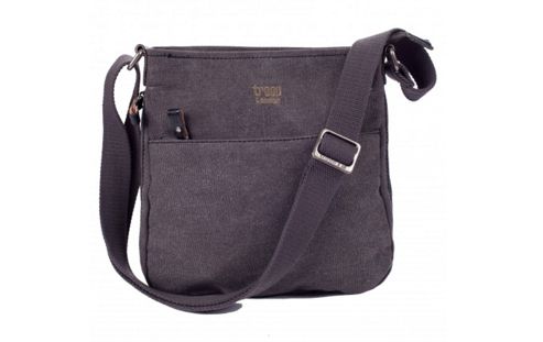 Image of Trp0237 Troop London Classic Canvas Across Body Bag Black