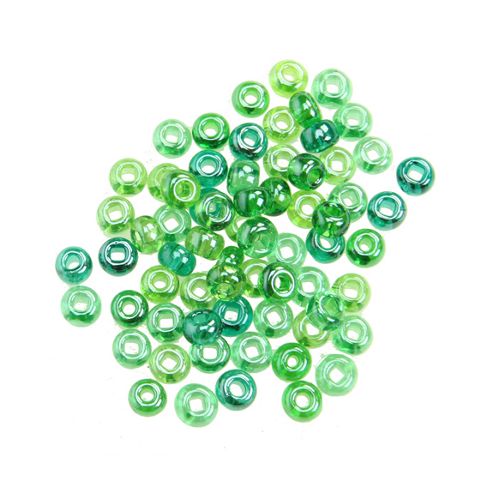 Image of Czech Seed Bead 2/0 Seagreen Lustered Mix