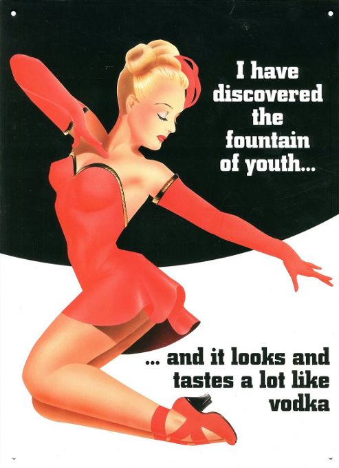 Image of The Fountain Of Youth Tin Sign