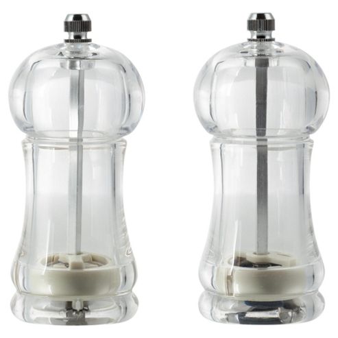 Image of Tesco Acrylic Salt And Pepper Set