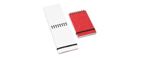 Image of Summit Notebook Wirebound With Elastic Band Feint Ruled 60gsm 192pp 127x76mm Ref 100080058 [pack 10]