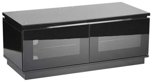 Image of Mmt D1120 High Gloss Black Tv Cabinet