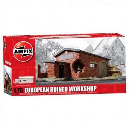 Image of European Ruined Workshop (a75001) 1:76