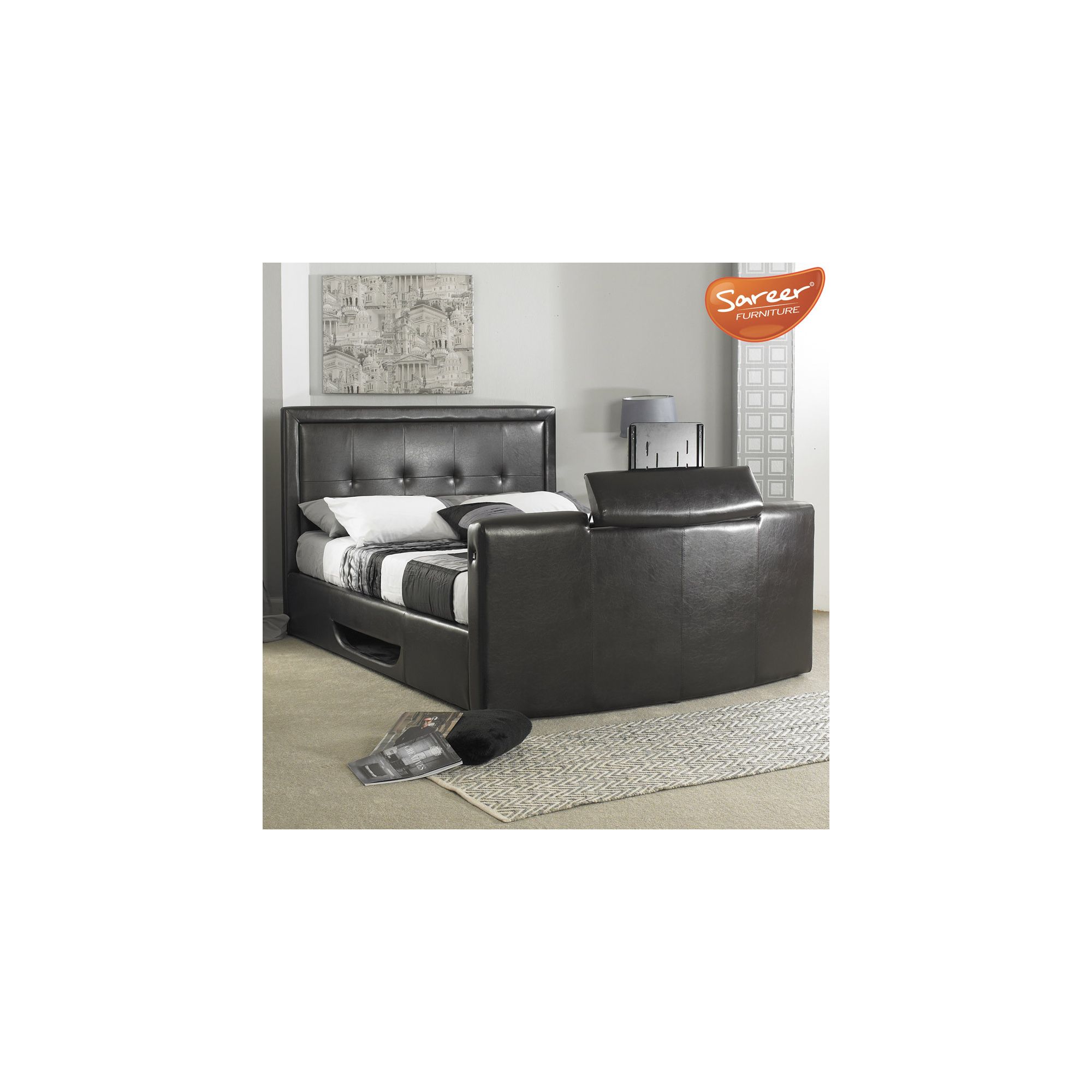 Sareer Furniture Royale TV Bed - Super King at Tesco Direct