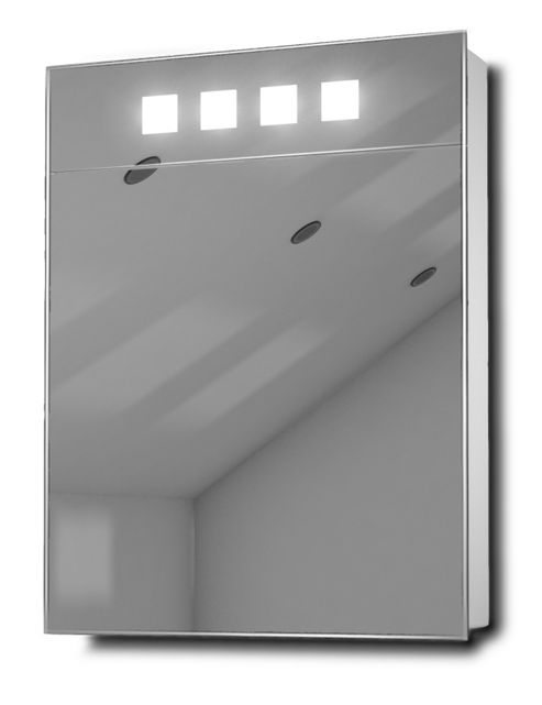 Image of Deva Demister Fluorescent Bathroom Cabinet With Demister, Sensor & Shaver K114