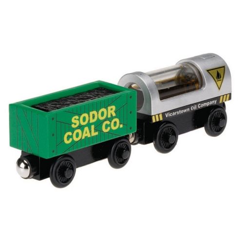 Image of Thomas & Friends Wooden Railway Diesel And Steamie - Pack Of 2