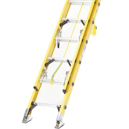 Image of Trade 3.8m (12.47ft) Fibreglass Double Extension Ladder
