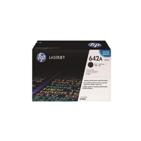 Image of Hp 642a Laserjet Toner Cartridge -black
