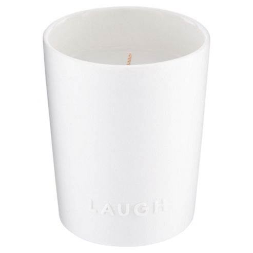 Image of Tesco Laugh Boxed Candle, Pink Lemonade & Peach