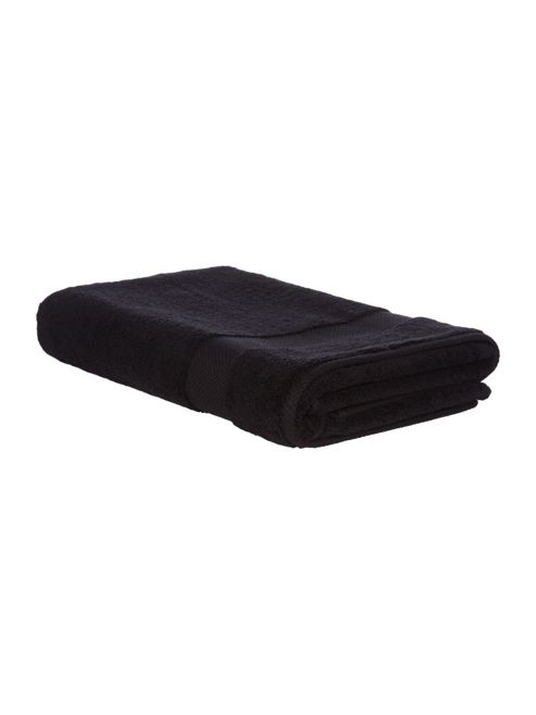 Image of Linea Softer Feel Egyptian Bath Sheet Black