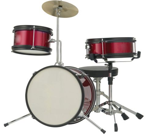 Image of Rocket 3 Piece Junior Drum Kit - Red