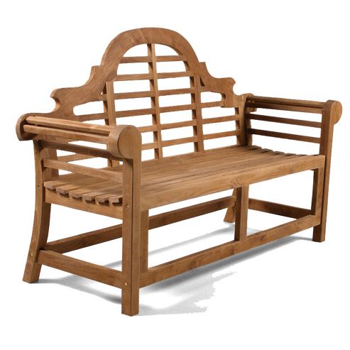 Image of Lutyens Teak Bench 165cm