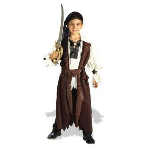 Image of Rubies Fancy Dress - Caribbean Pirate Child Costume Uk Small 3-4 Years