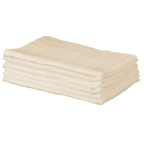 Image of Cuddles Collection Pack Of 6 Muslin Squares (cream)