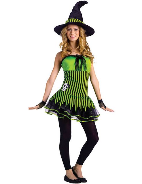 Image of Teen Rockin' Witch Costume