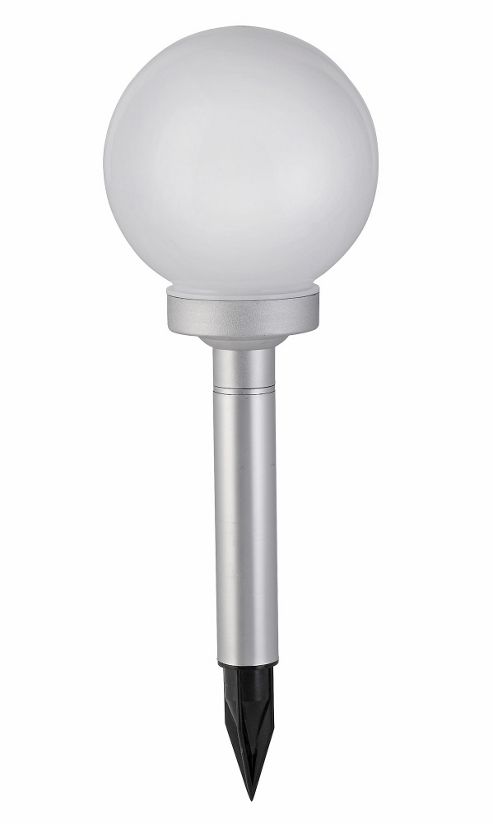 Image of Leuchten Direkt Fara Spherical Exterior Light In White - 35cm H X 15cm W X 15cm D
