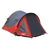 Gelert Rocky 2-Man Dome Tent, Red
