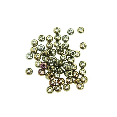 Image of Czech Seed Bead 2/0 Op Brown Iris