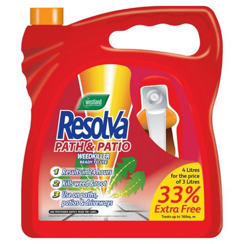 Image of Resolva Path & Patio Weedkiller 4 Litre Rtu