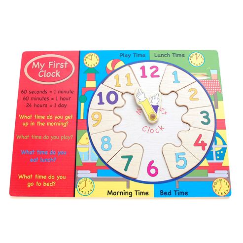 Image of Traditional Wood 'n' Fun - My First Clock For 3 Yrs+