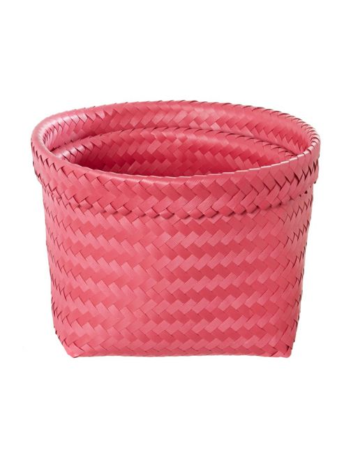 Image of Set Of 2 Woven Baskets Pink