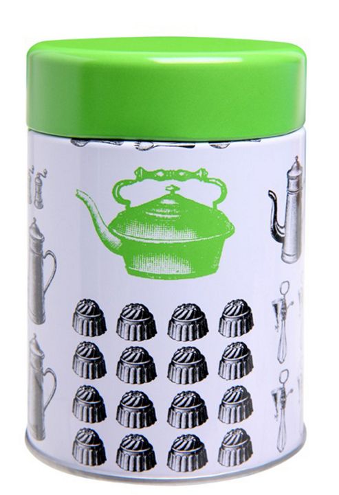 Image of Virojanglor Retro Kitchen Design Small Storage Tin