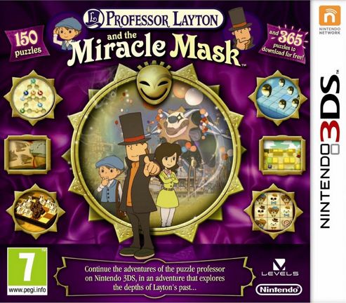 Image of Professor Layton And The Miracle Mask (3ds)