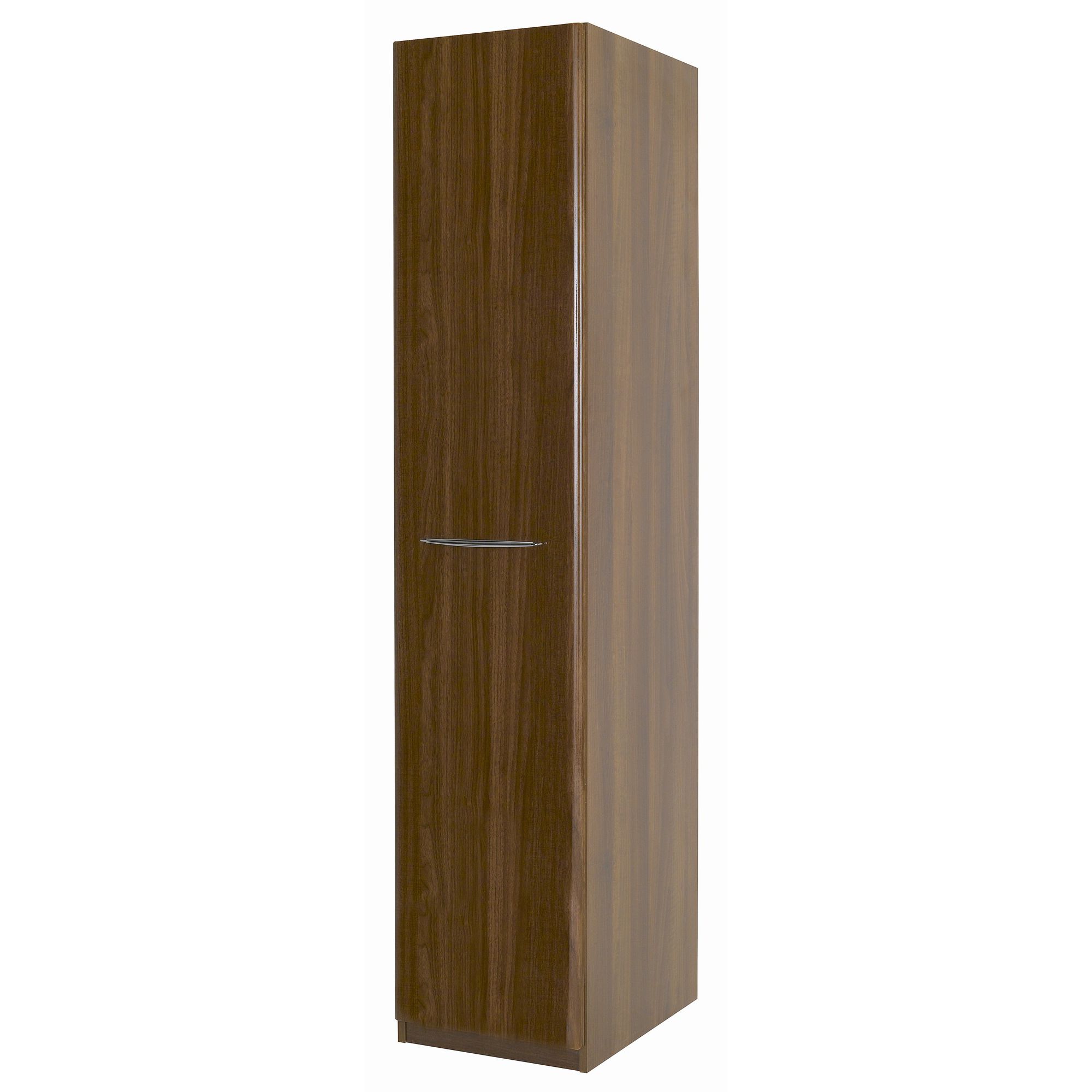 Alto Furniture Visualise Murano Single Wardrobe in High Gloss Walnut at Tesco Direct